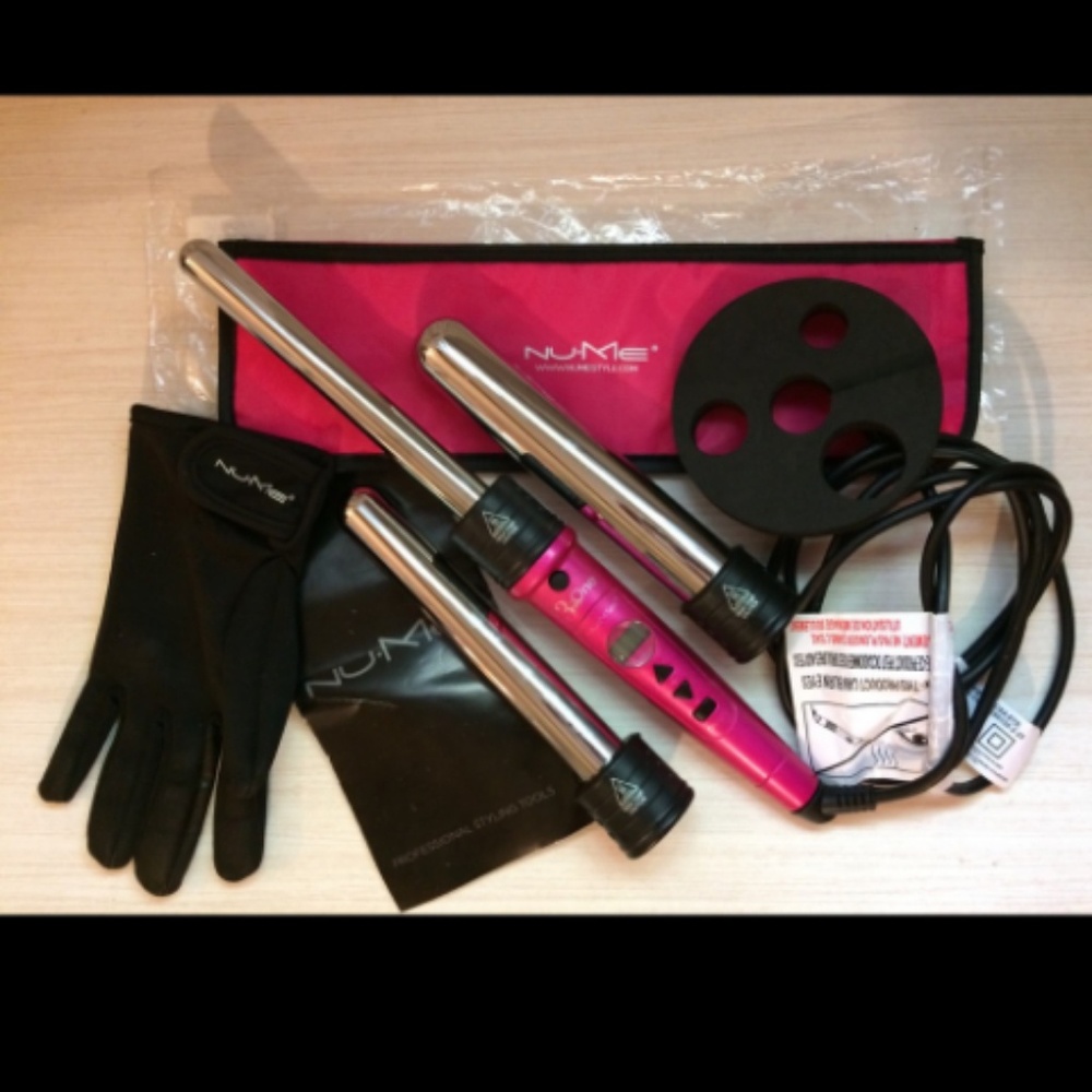 NuMe Titan 3-in-1 Titanium Wand Set Pink